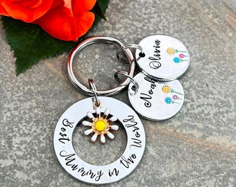Best Mummy in the World Keyring, Personalised Birthday Mother's Day Gift