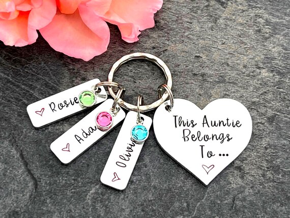 Auntie keyring best sale