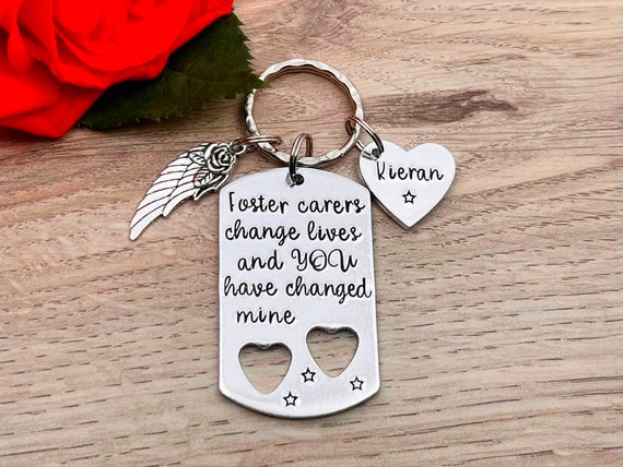 Etsy shop personalised keyring