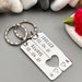 Couples Keyrings, Special Date, Forever Always, Relationship, Wedding, Anniversary Gift, Hand Stamped Personalised Keyrings, Valentines Gift