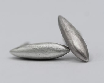 Grounded Silver Stud Earrings by Musa Mundi