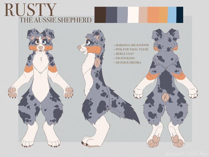 Fursuit Reference Sheet Fursona Reference Sheet Character Etsy Fursuit Reference Sheet Fursona Reference Sheet Character Etsy