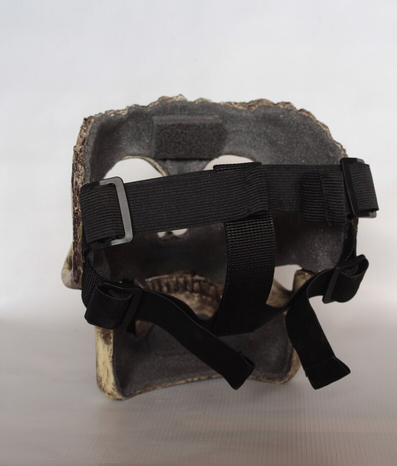 Half Skull Mask With Movable Jaw Etsy