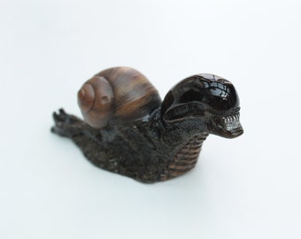 Alien snail tabletop figure