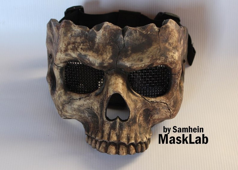 Skull half mask image 2