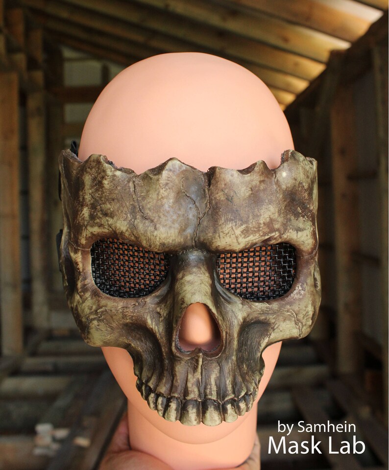 Skull half mask image 7