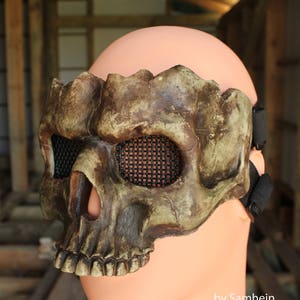 Skull half mask image 8