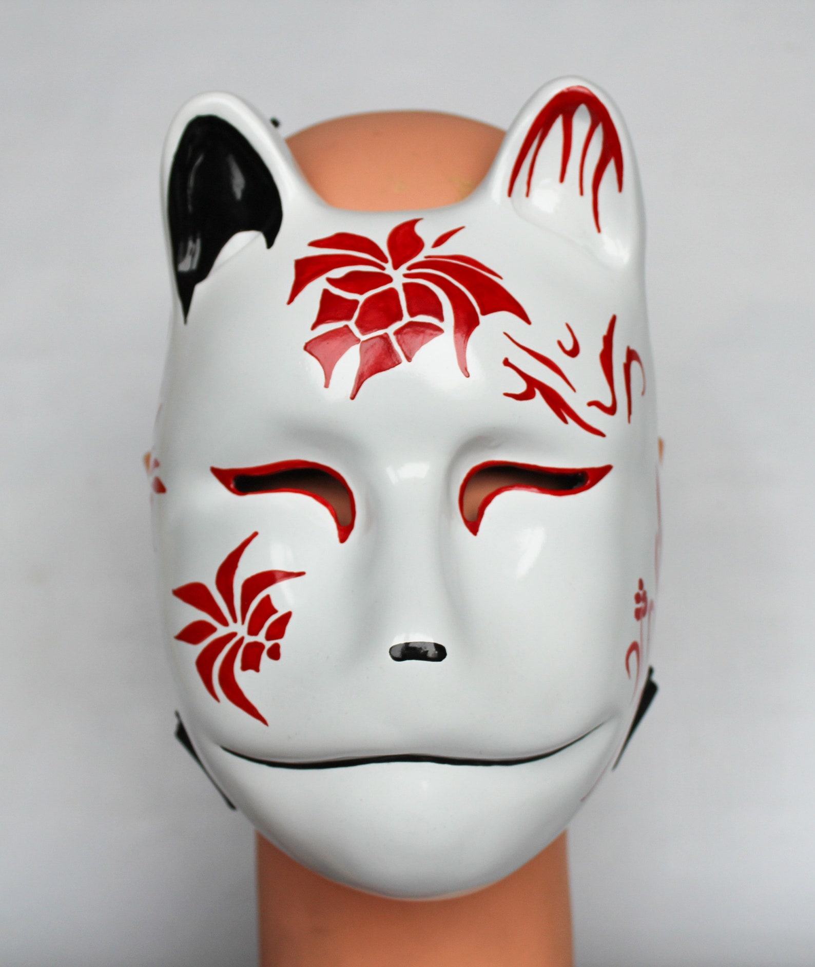 Kitsune mythical Japanese creature mask | Etsy