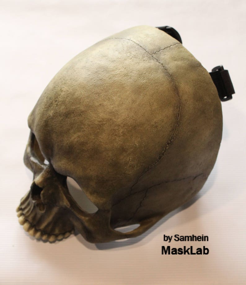 Skull Half Mask Etsy