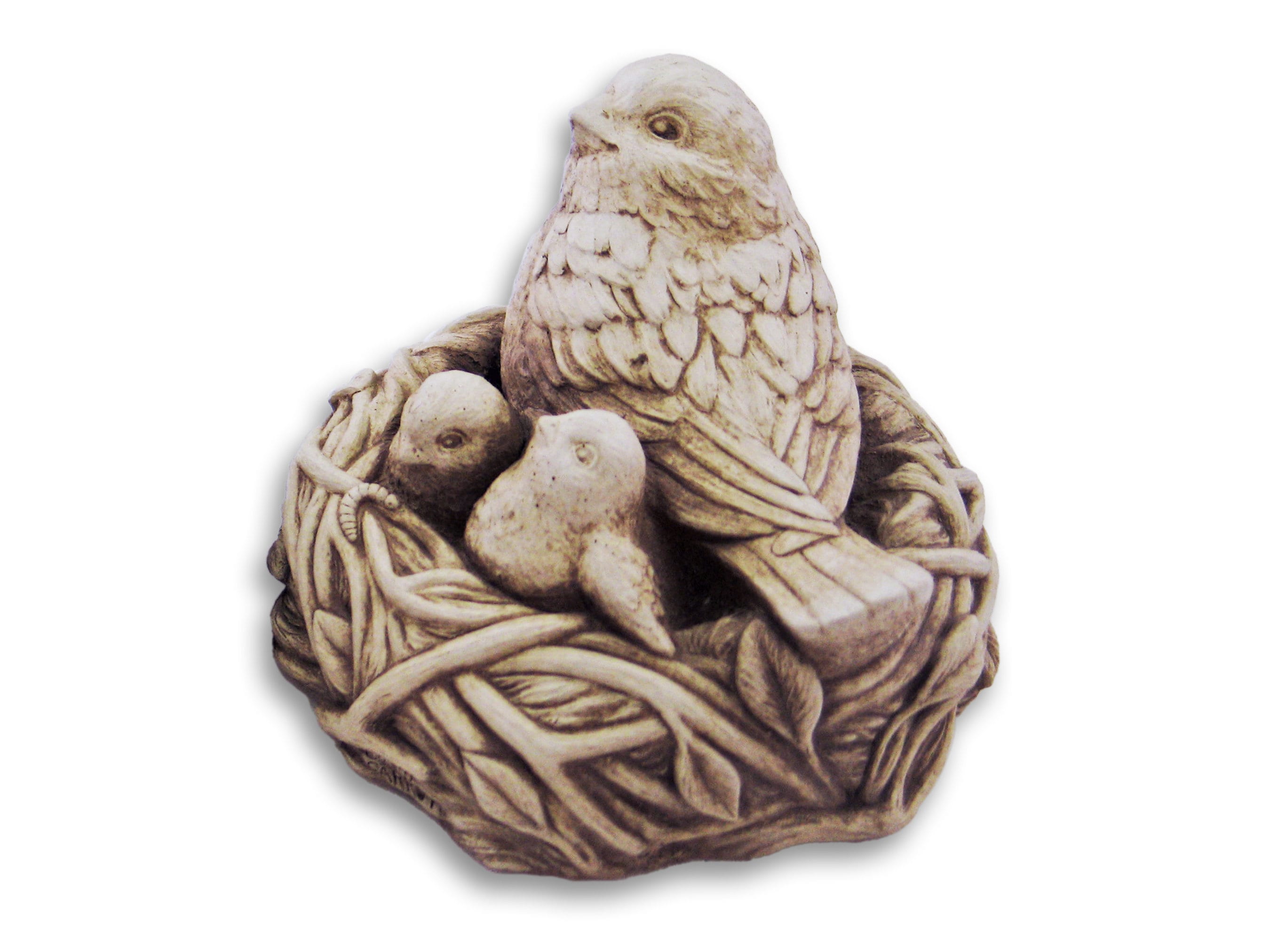 Bird Nest Sculpture, Housewarming Gift, Mother Cozy Bird Nest With