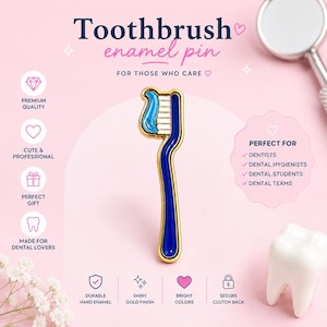 Tandborste emaljnål: Tandgåva till tandläkare, tandsköterska eller tandhygienist
