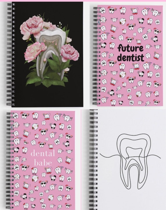 Dental Notebook, dental student gift, dental gift, dentist notebook, notebook for dental hygienist