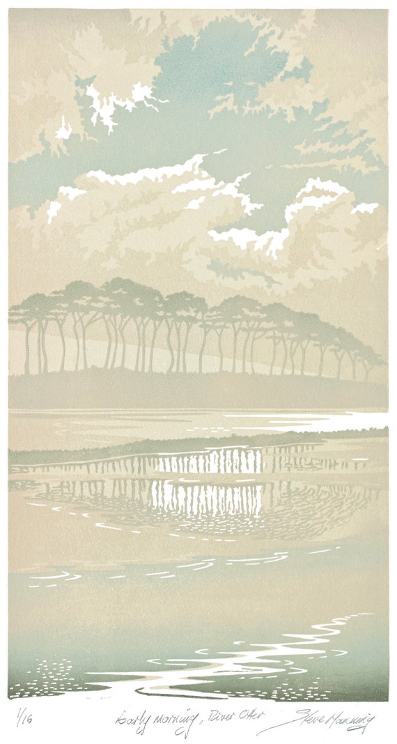 PRINT ONLY Beautiful Lincolnville Beach Maine print by Leonard Weber Free Shipping