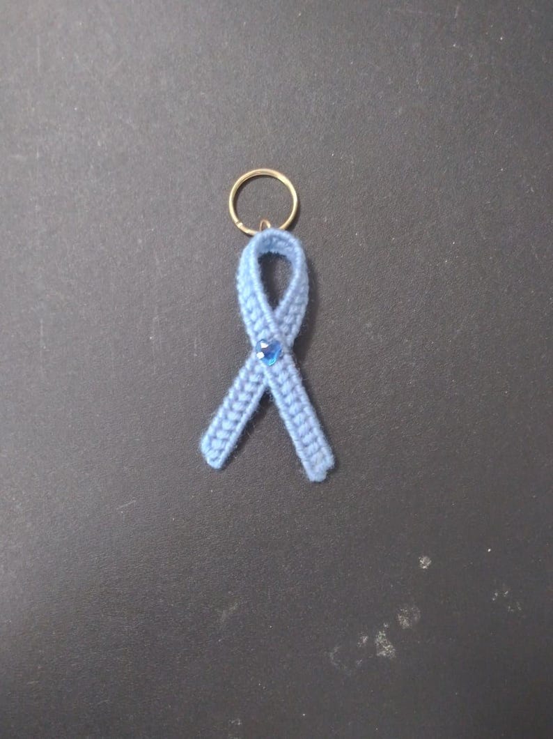 Cancer Ribbon Keychains 1 - Etsy