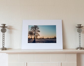 Tree landscape print available framed or unframed. Perfect scenic wall art for home decor. Ideal Father's day gift