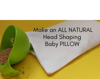 mustard pillow for flat head