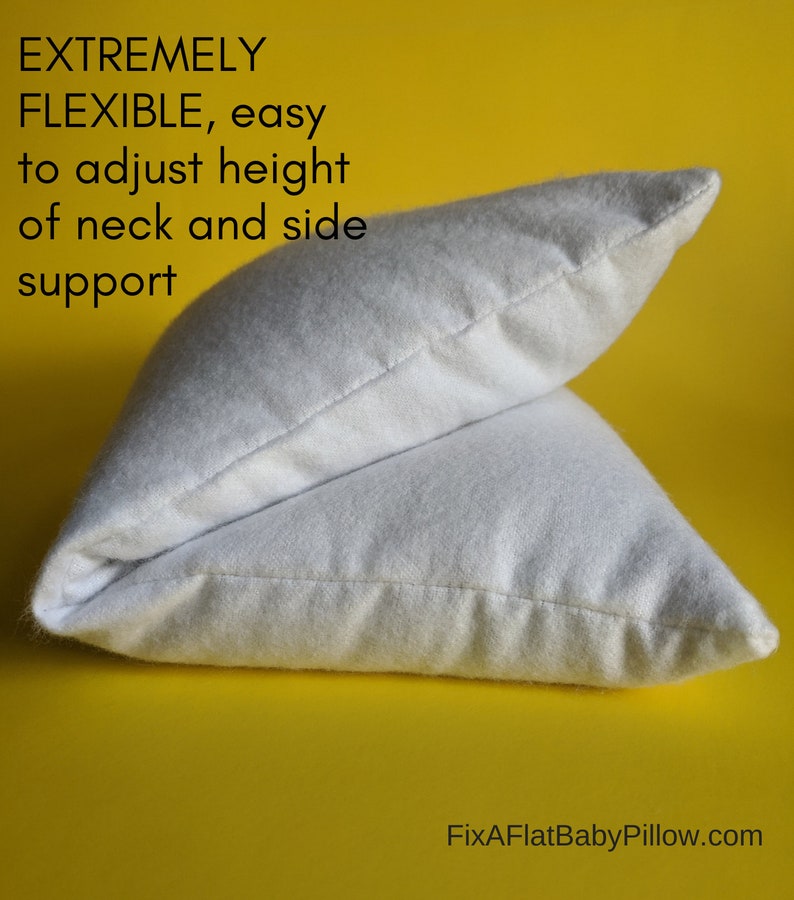 ALL Natural Mustard Seed Baby Pillow for Head Shaping certified Organic