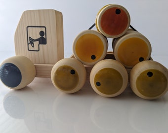 Wooden Toys - Build & Play - Waldorf Montesorri Style Birthday Gift- Handcrafted by An Artisan co-op - Fair Trade