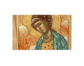 Archangel Gabriel Pillow Case, Saint Gabriel Christian Throw Pillow Case, Decorative Pillow Cover, Religious Catholic Sofa Pillow Case