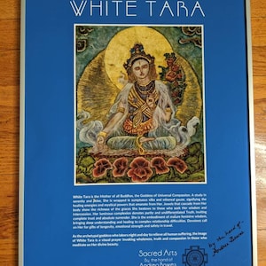 White Tara print with Frame and Glass