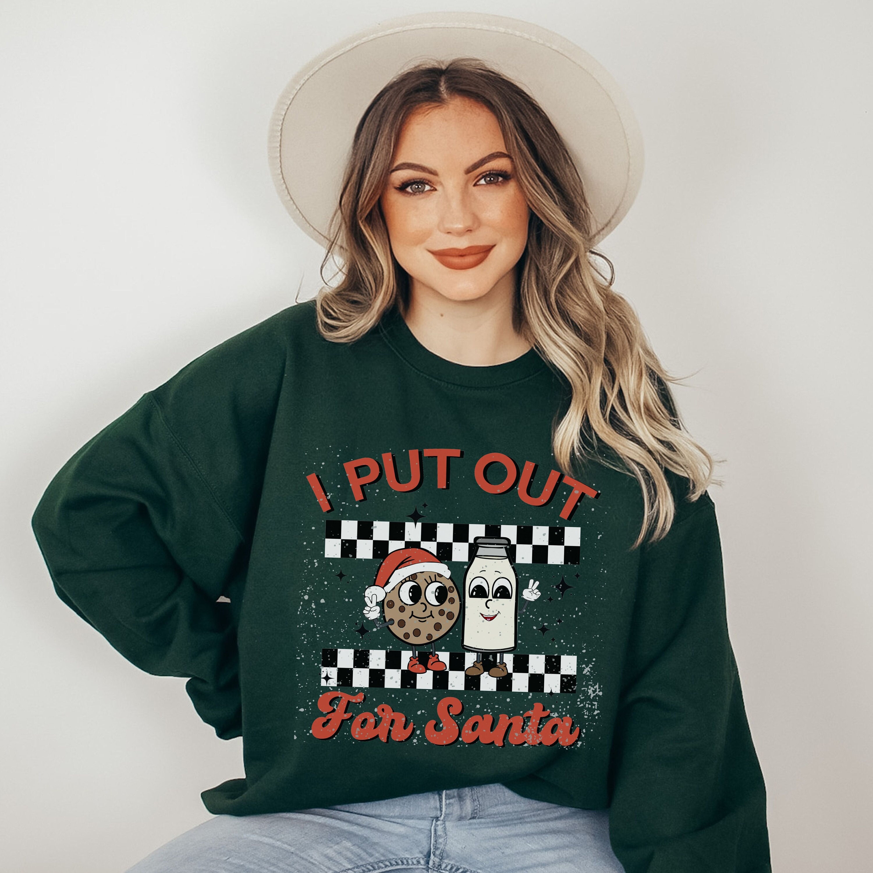 Discover Christmas Santa Sweatshirt, Christmas Gift Sweatshirt