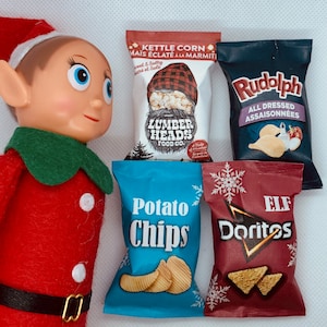 Christmas Elf Snacks - INSTANT DOWNLOAD