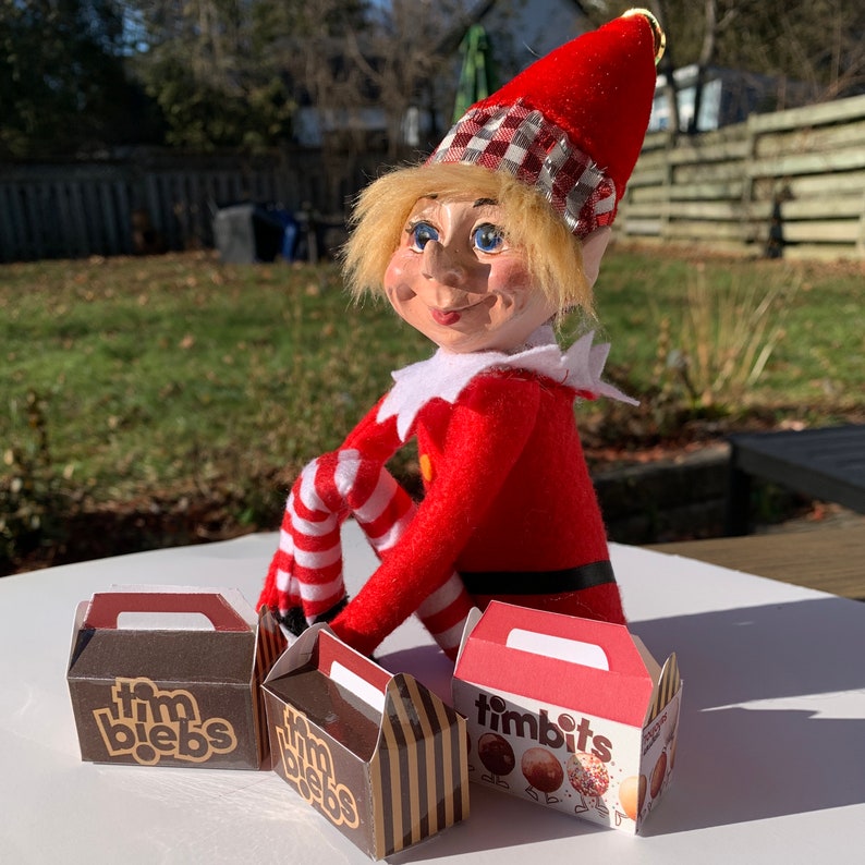 Timbits Box Craft 1/6 Mini Timbits Box for Elf or Barbie - Etsy