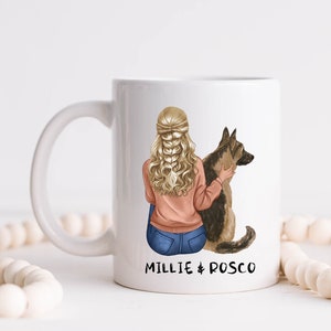 German Shepherd Mom - Gifts For German Shepherd Mom - Gift For Christmas - Cute Coffee Mug - Dog Mom