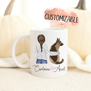 German Shepherd Mom - Gifts For German Shepherd Mom - Gift For Christmas - Cute Coffee Mug - Dog Mom