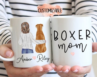 Boxer Dog Mug Etsy