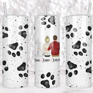 German Shepherd Family Skinny Tumbler - Gift For Christmas