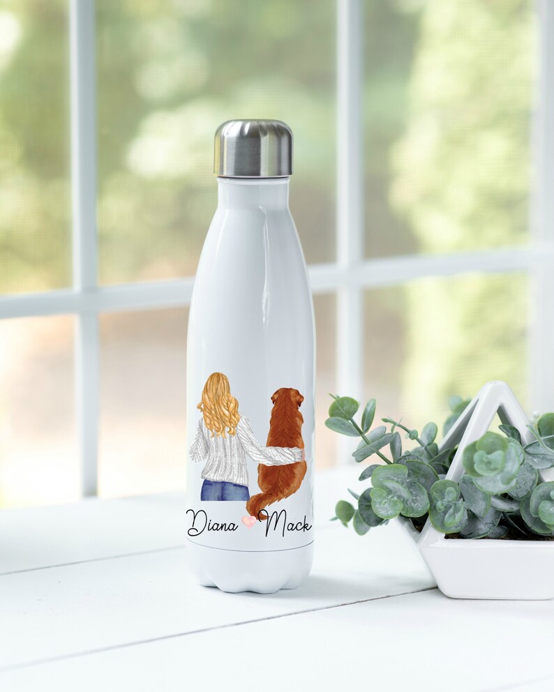 Golden Retriever Water Bottle Golden Retriever Lover Gift Etsy.de