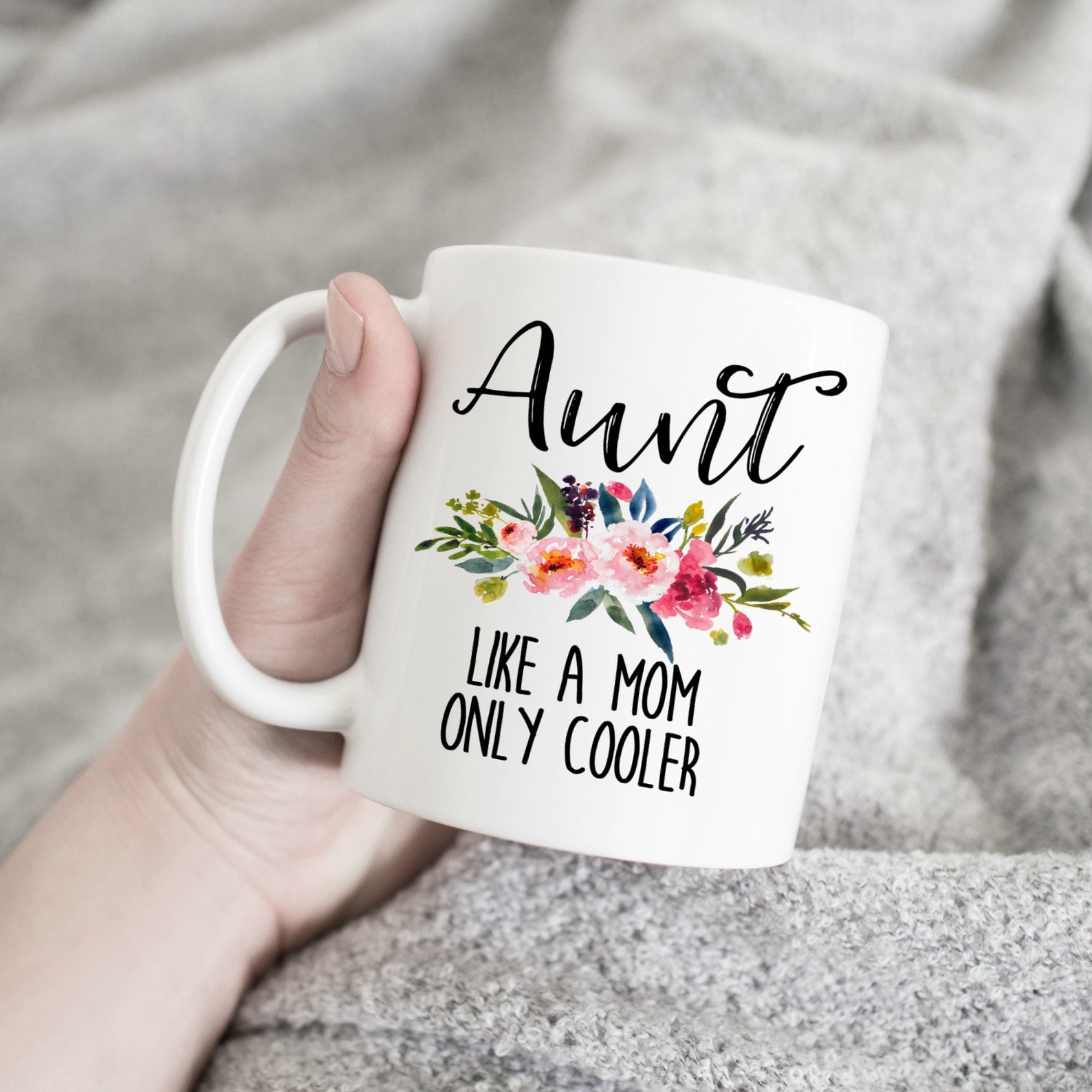 Aunt Like A Mom Only Cooler Aunt Gift New Aunt Gift Gift - Etsy