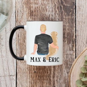 Golden Retriever Dad Coffee Mug, Golden Lover, Gift For Christmas, Cute Coffee Mug, golden Dad