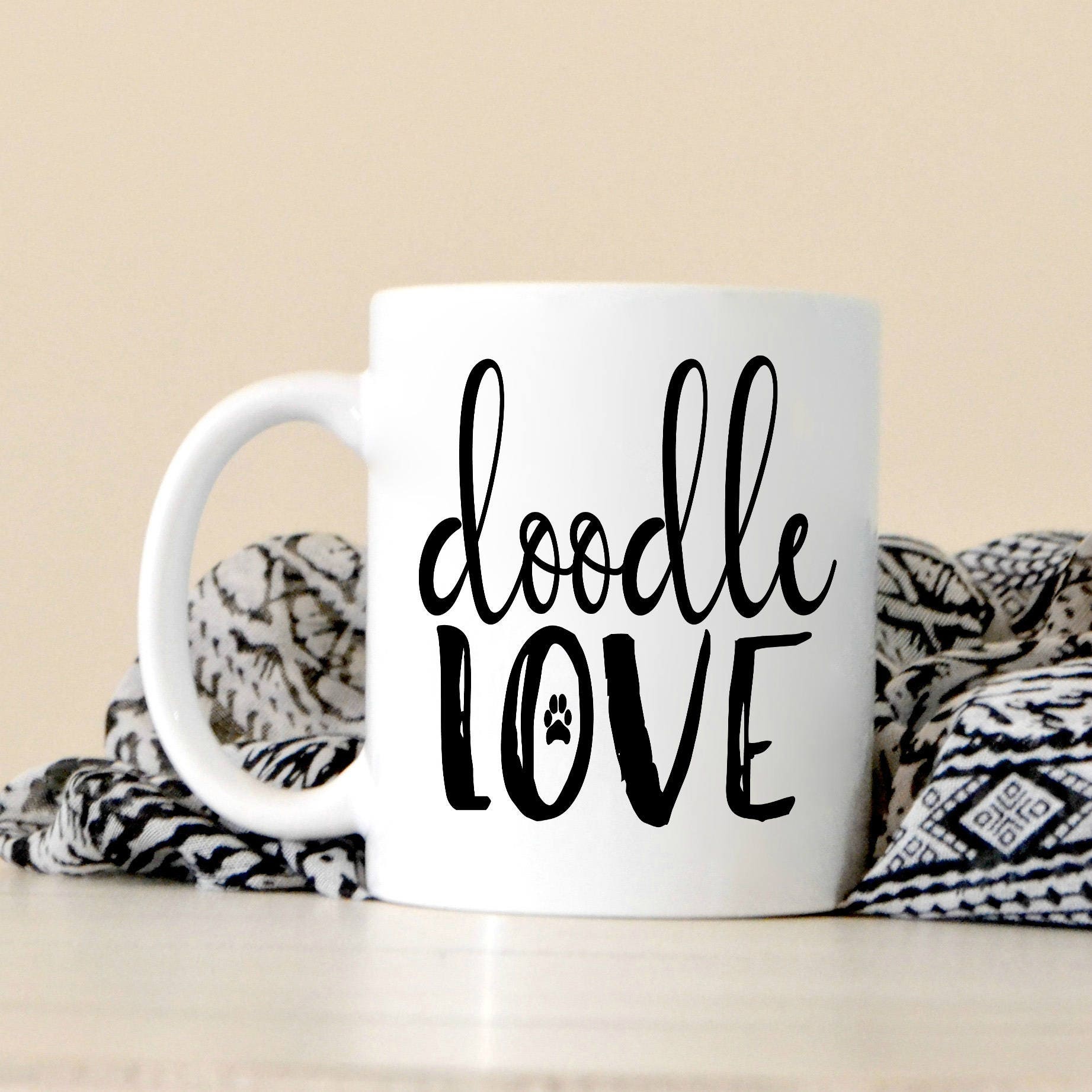 Doodle Love Coffee Mug Golden Doodle Lover Gift For Etsy