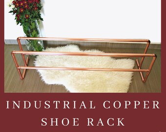 Simple Large Copper Shoe Rack [Custom designs]