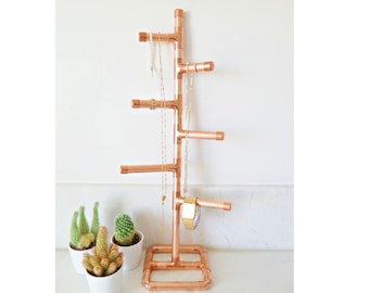 Simple Copper Accessory/Jewellery Organizer