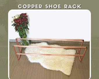 Simple Large Copper Shoe Rack [Custom designs]