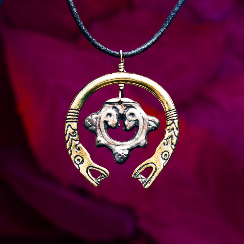 Ancient Slavic Pagan Necklace Sun Cross Talisman Jewelry | Etsy