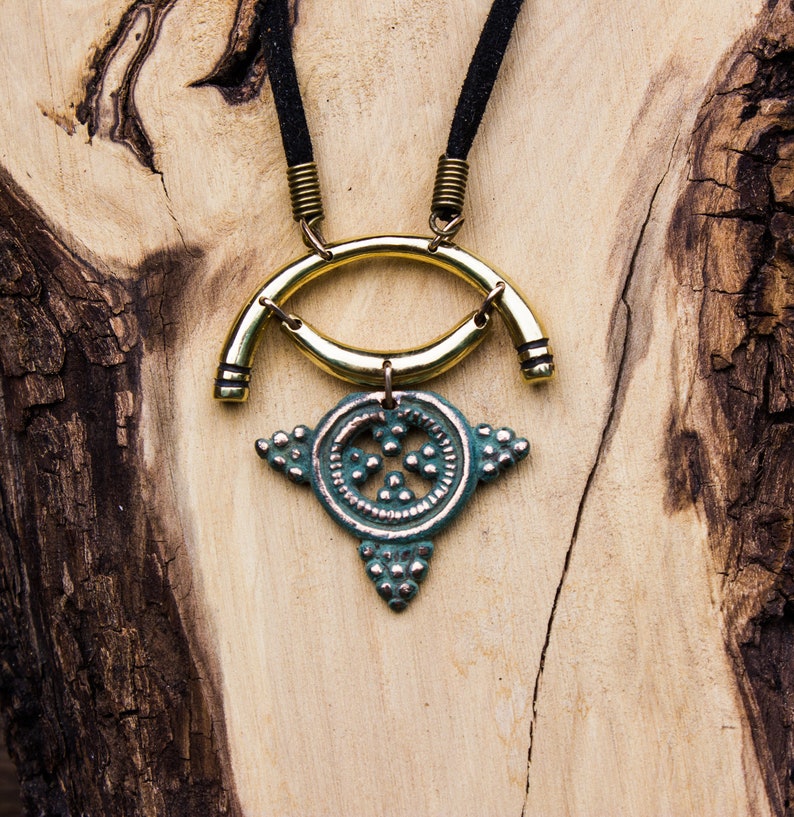 Bronze Ancient Necklace Slavic Amulet Vikings Jewelry Pendant Etsy