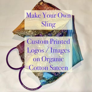 Organic Baby Weigh Sling - Make Your Own - Custom Printed Fabric - Perfect Gift for Midwives, Homebirth Moms, Birth Workers, Doulas & More!