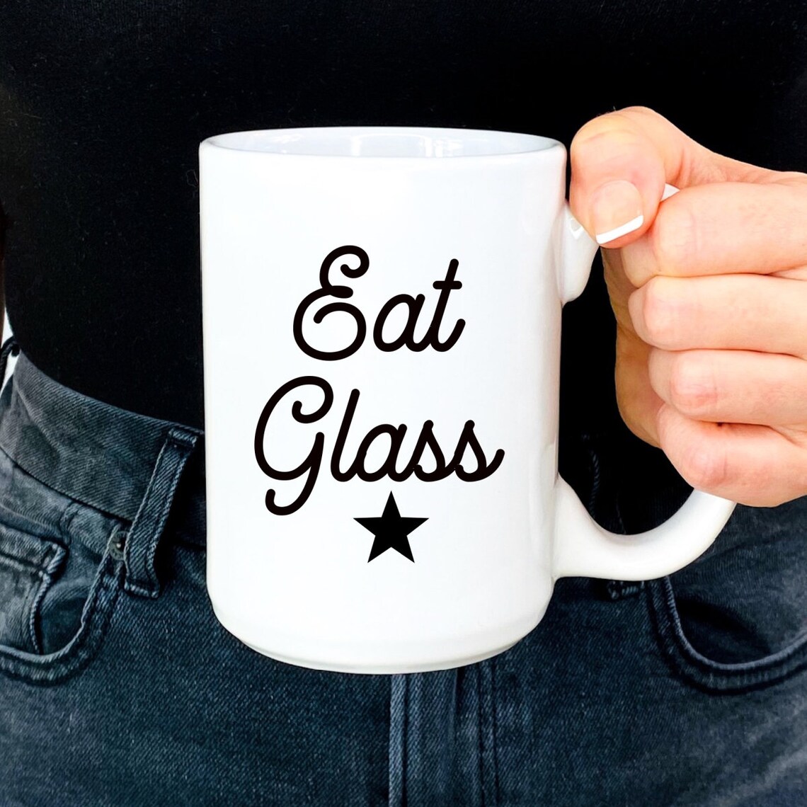 Eat glass mug Eat glass Schitt's Creek mug Schitt's Etsy