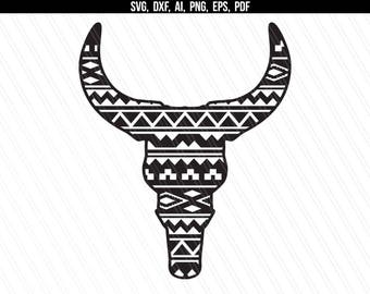 Free Free 228 Aztec Cow Skull Svg Free SVG PNG EPS DXF File
