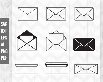 Download Envelopes Svg Etsy