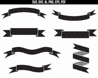 Download Free Ribbon Banner Svg Etsy SVG Cut Files