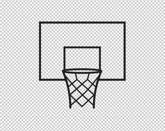 Panier de basket-ball svg, svg de panneau de basket-ball, clipart