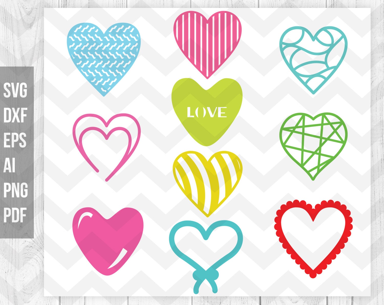 Download Heart SVG Love svg Valentine heart svg dxf cut files ...