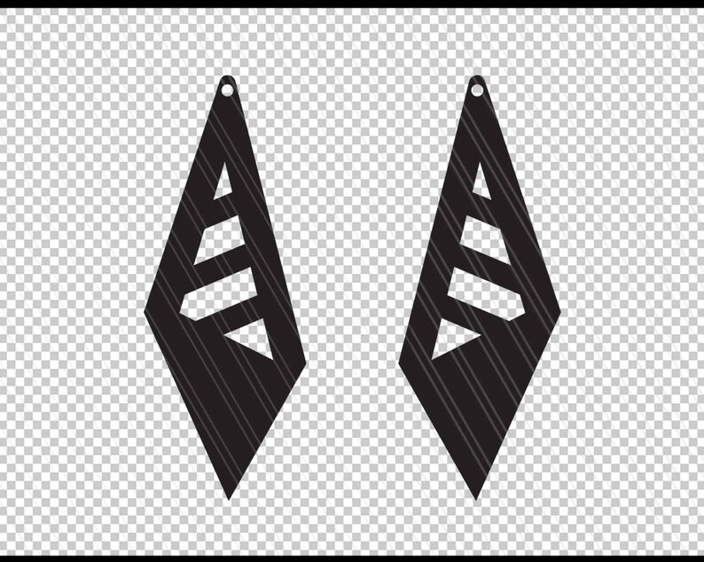 Download Earring svg cut files faux leather earring svg dxf earring ...