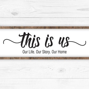 This is us svg, Svg for wood signs, Family svg, Home decor svg, Farmhouse Decor- svg, dxf, eps, ai, pdf, png, ai - Instant digital download