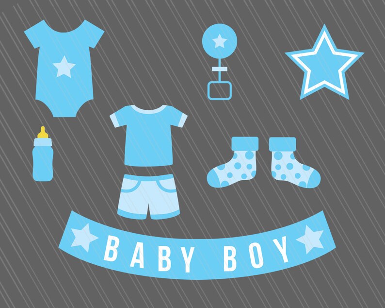 Download Baby shower svg baby shower vector Baby boy shower svg | Etsy